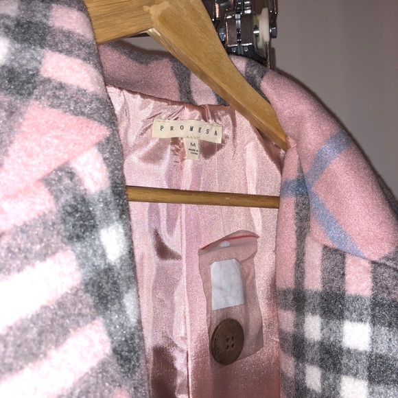 French Bisou Plaid Jacket Sold out - Picture 3 of 3